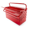 Tool box metal 450 mm, 7 sections Intertool HT-5047