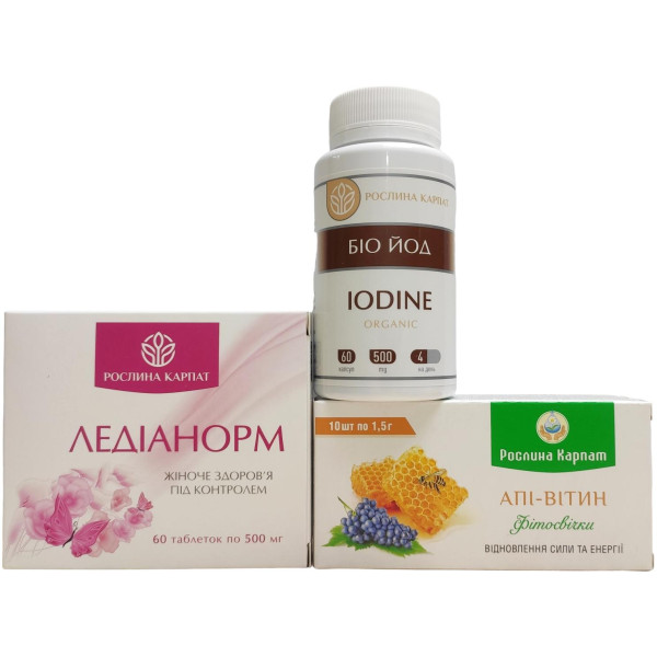 Comprehensive program for mastopathy, treatment by the Carpathian plant