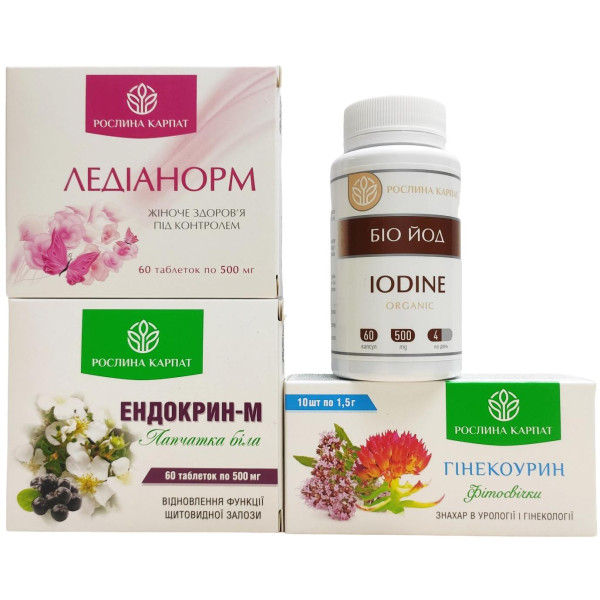 Comprehensive program for menstrual cycle disorders for women's health, Carpathian Plant